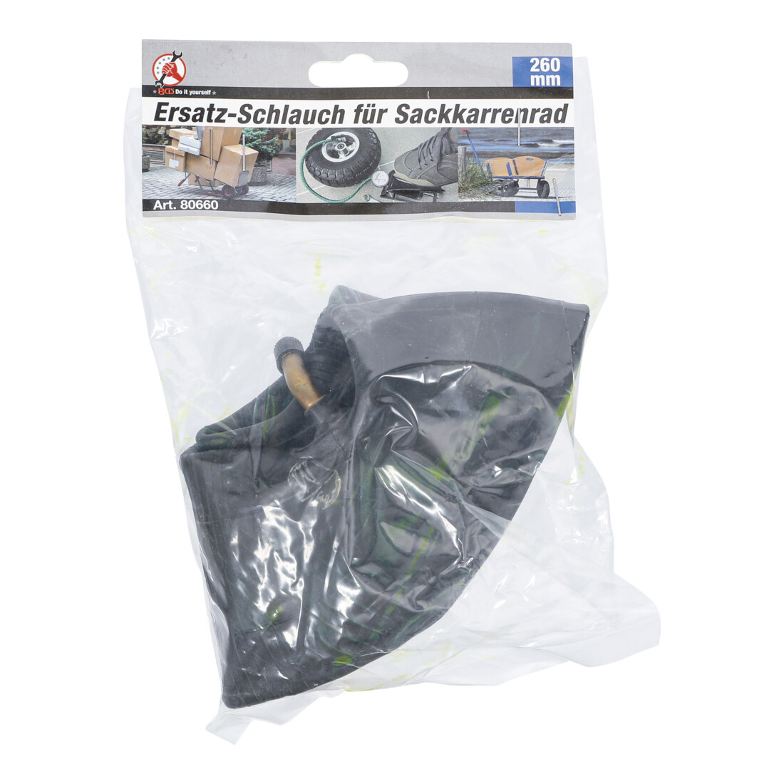 BGS Tube de rechange pour roue de diable 260 mm
