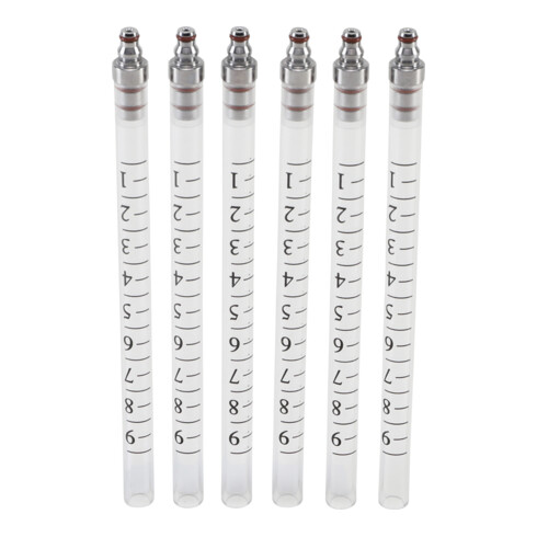BGS Tubicini di ricambio con adattatore, per BGS 8101, 6 pz.