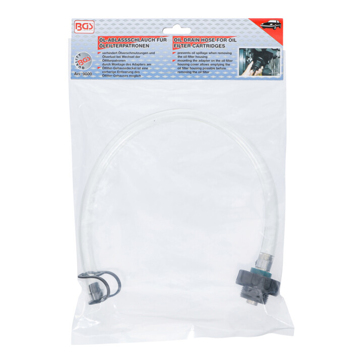 BGS Tuyau de vidange de filtre à huile à cartouches pour VAG 1.8 / 2.0 essence