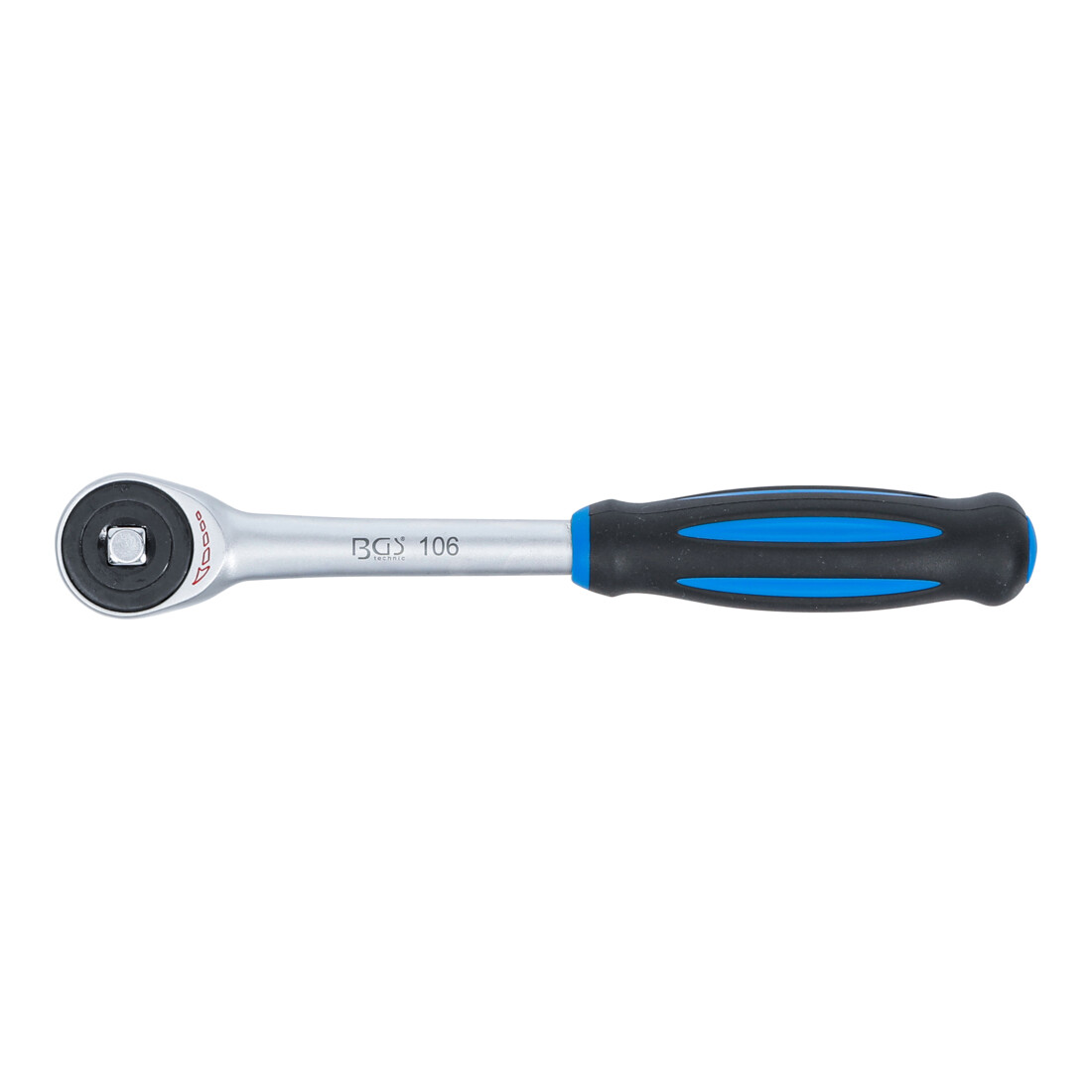 BGS Umschaltknarre mit Drehgriff Abtrieb Außenvierkant 10 mm (3/8")