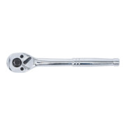 BGS Umschaltknarre, Vollstahl, feinverzahnt, 3-in-1, Abtrieb Außenvierkant 6,3 mm (1/4") / 10 mm (3/8") / 12,5 mm (1/2")-4