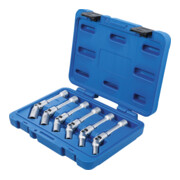 BGS Universal Glühkerzen-Gelenkschlüssel-Satz 2986 Sechskant Antrieb Innenvierkant 10 mm (3/8 Zoll) SW 8 - 16 mm 6 teilig-4