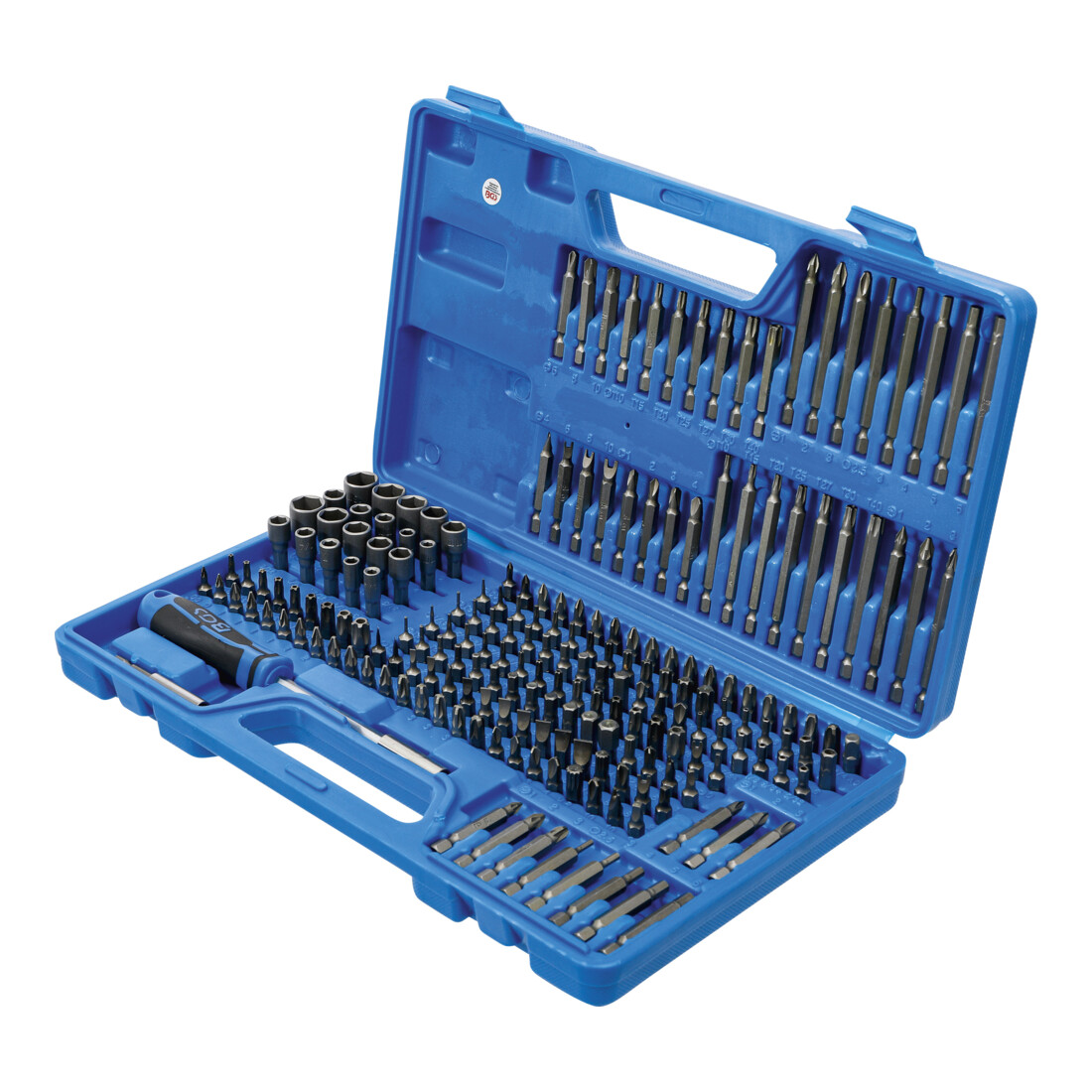 BGS Universal-/Sicherheits-Bit-Satz Antrieb Außensechskant 6,3 mm (1/4 Zoll) 208 teilig