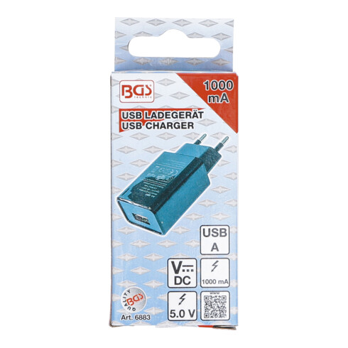 BGS Universal USB-Ladegerät 6883, 1 A