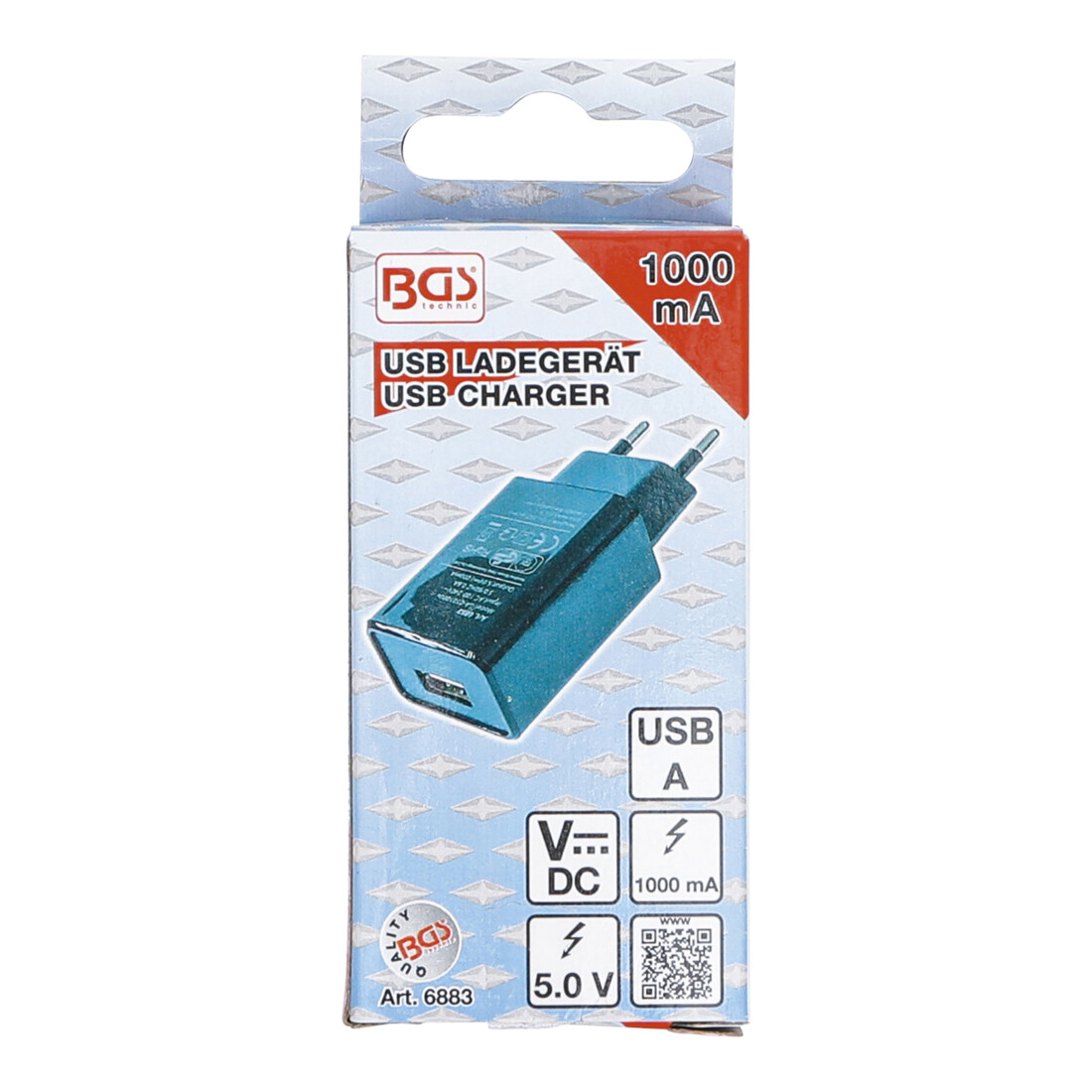BGS Universal USB-Ladegerät 6883, 1 A