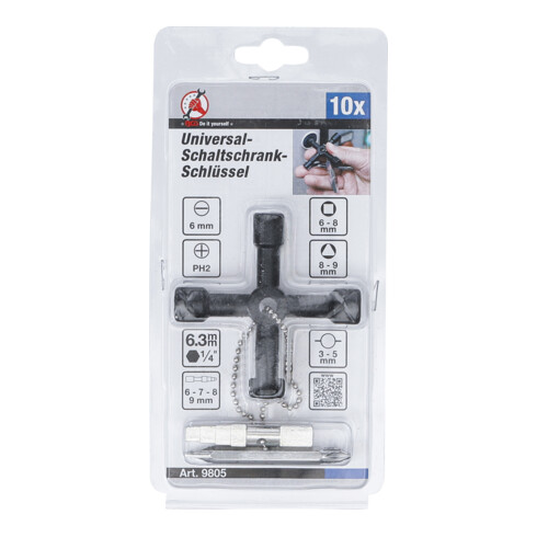 BGS Universele schakelkastsleutel