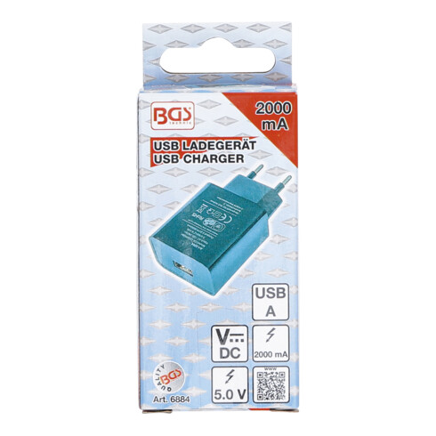 BGS Universele USB-oplader | 2 A
