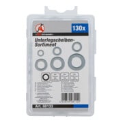 BGS Unterlegscheiben-Sortiment, Ø 4 - 12 mm (Innendurchmesser), 130-tlg.-4