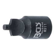 BGS Utensile di tornitura per valvole in acciaio, azionamento quadro interno 6,3mm (1/4")