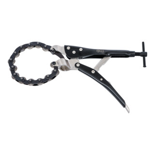 BGS Utensile di troncatura a catena per tubi di scarico con catena in HSS, 250mm