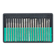 BGS Utensile diamantato per smerigliatura e fresatura, 20pz.