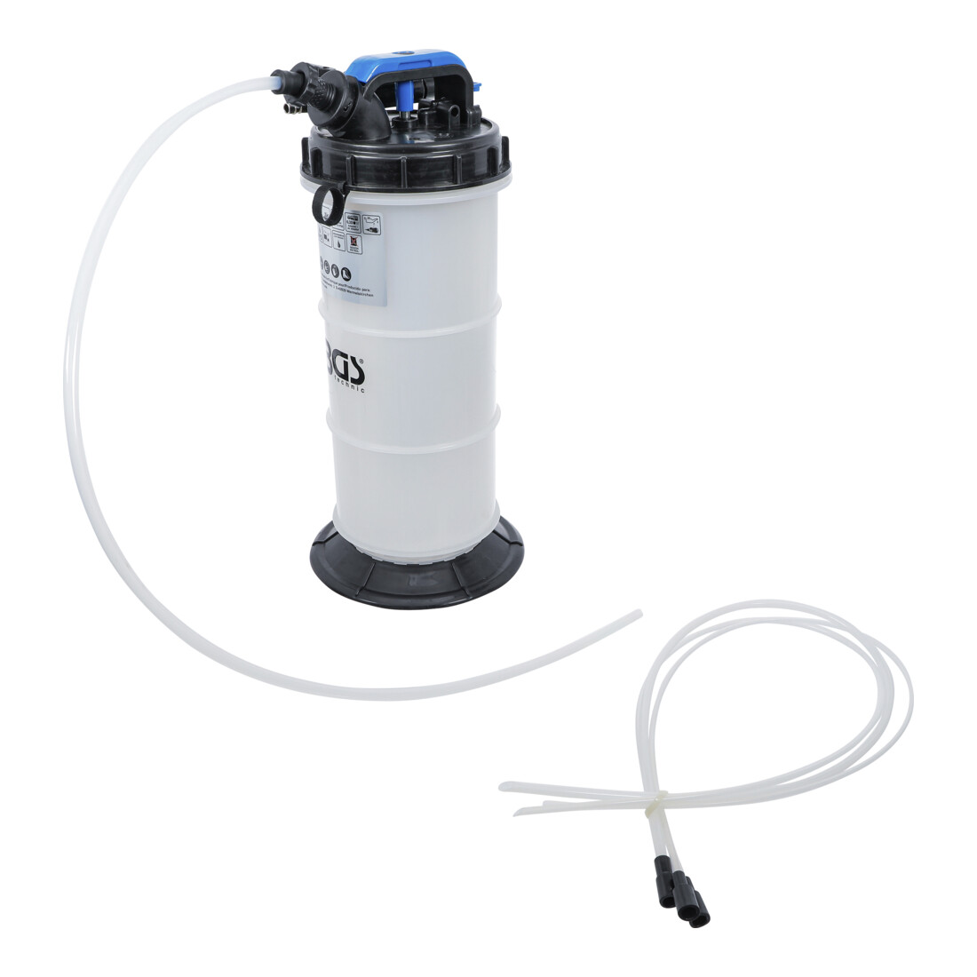 BGS Vacuüm-zuigerpomp, pneumatisch, 6 l