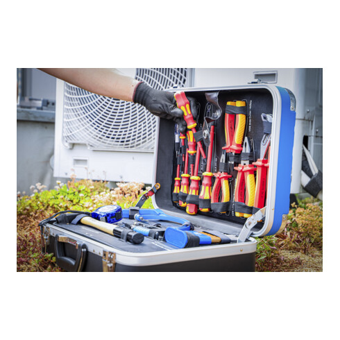 BGS Valigetta con utensili combi per la refrigerazione e il condizionamento dell'aria, 86 pz.
