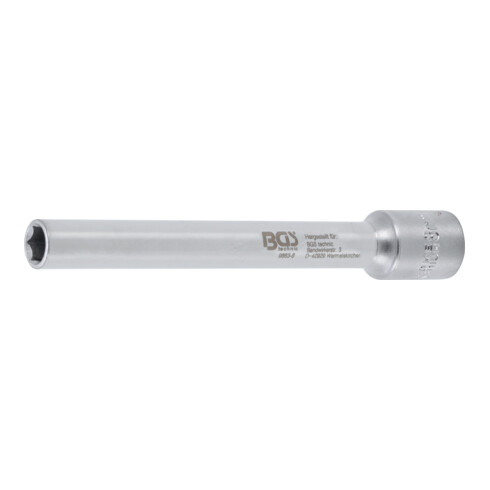 BGS Bussola, esagonali, esagono, extra profondo, Attacco quadro incassato 10 mm (3/8"), 8 mm