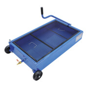 BGS Vaschetta di raccolta olio, mobile, rubinetto di scarico da 55 l con funzione di arresto-3
