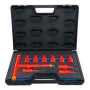 BGS VDE bit insteekset aandrijving binnen vierkant 12,5 mm (1/2 inch) T-profiel (voor TX) T20 - T55 10 delig