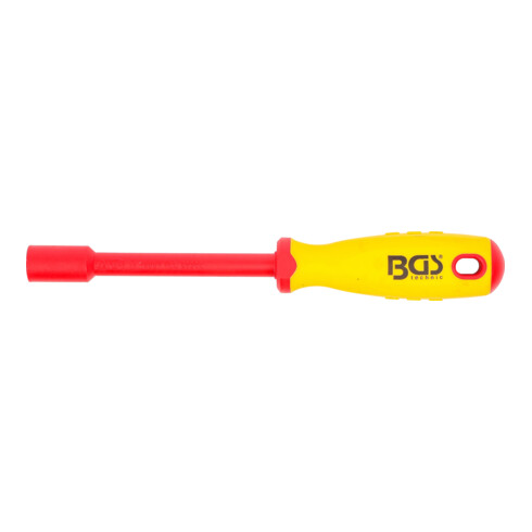 BGS VDE-dopsleutel-schroevendraaier | zeskant | 10 mm | Meslengte 125 mm