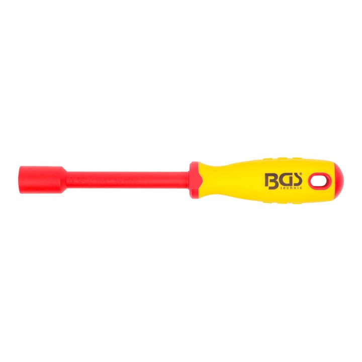 BGS VDE-dopsleutel-schroevendraaier | zeskant | 12 mm | Meslengte 125 mm
