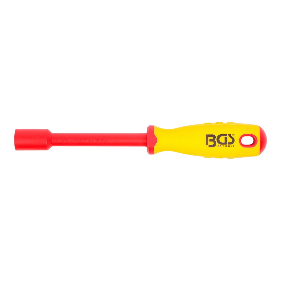 BGS VDE-dopsleutel-schroevendraaier | zeskant | 12 mm | Meslengte 125 mm