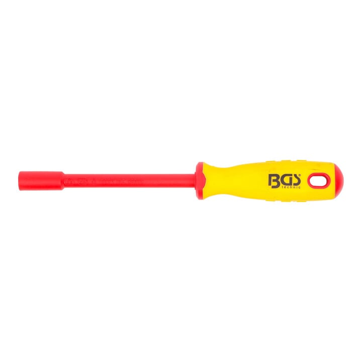 BGS VDE-dopsleutel-schroevendraaier | zeskant | 6 mm | Meslengte 125 mm