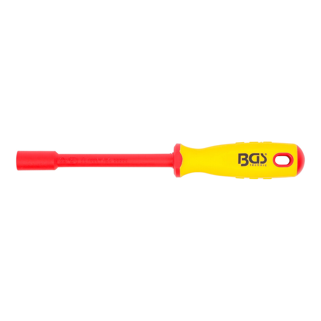 BGS VDE-dopsleutel-schroevendraaier | zeskant | 7 mm | Meslengte 125 mm