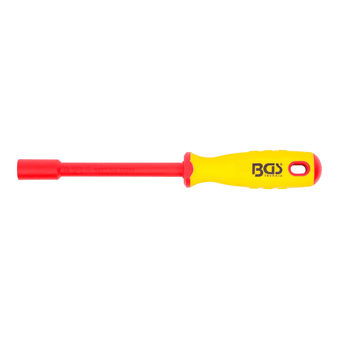 BGS VDE-dopsleutel-schroevendraaier | zeskant | 8 mm | Meslengte 125 mm