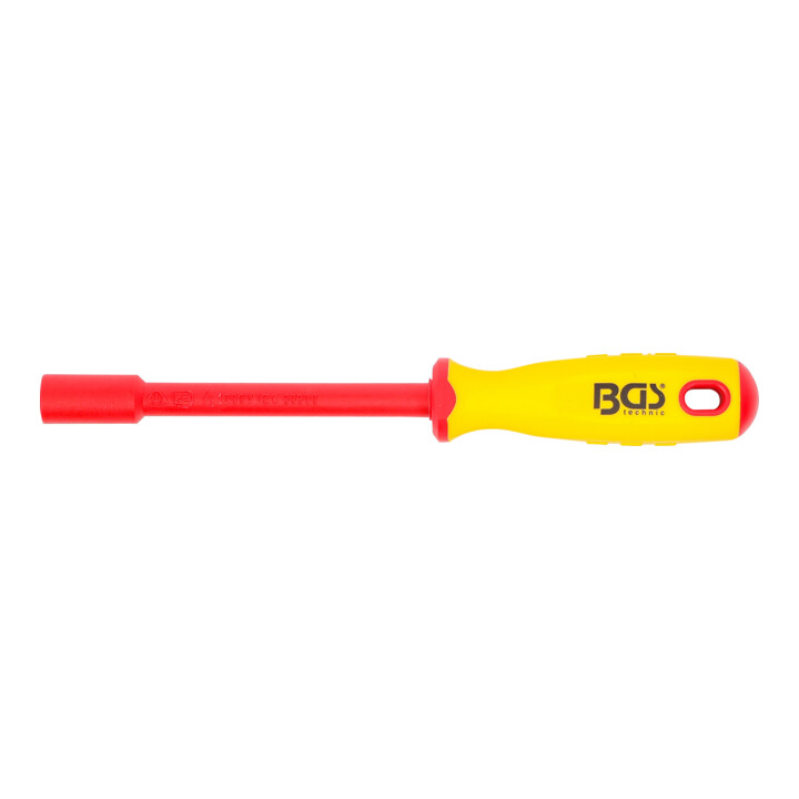 BGS VDE-dopsleutel-schroevendraaier | zeskant | 9 mm | Meslengte 125 mm