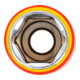 BGS VDE dopsleutel, zeskant | 12,5 mm (1/2") | 22 mm-3