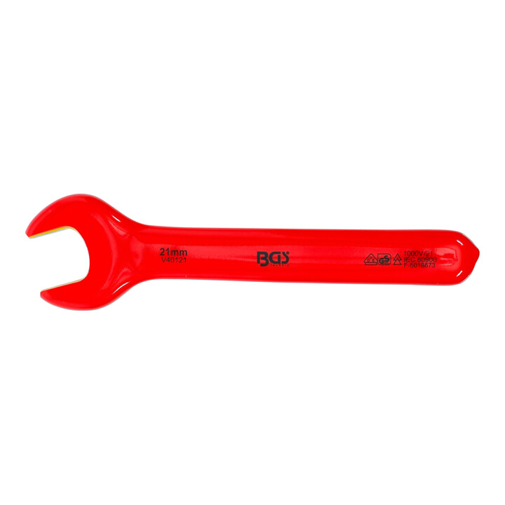BGS VDE-Einmaulschlüssel 71071, SW 21 mm