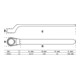 BGS VDE-Einringschlüssel 72012, tief gekröpft, SW 12 mm-4