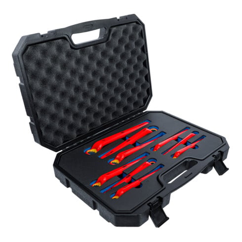 BGS VDE-ringsleutel-set | diep gebogen | 10 - 24 mm | 9-dlg.