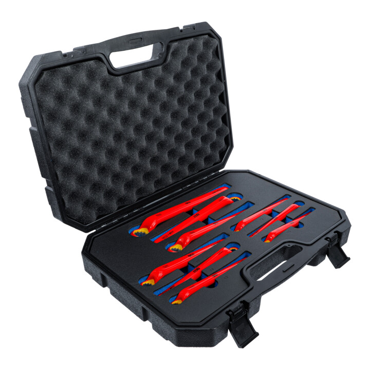 BGS VDE-ringsleutel-set | diep gebogen | 10 - 24 mm | 9-dlg.