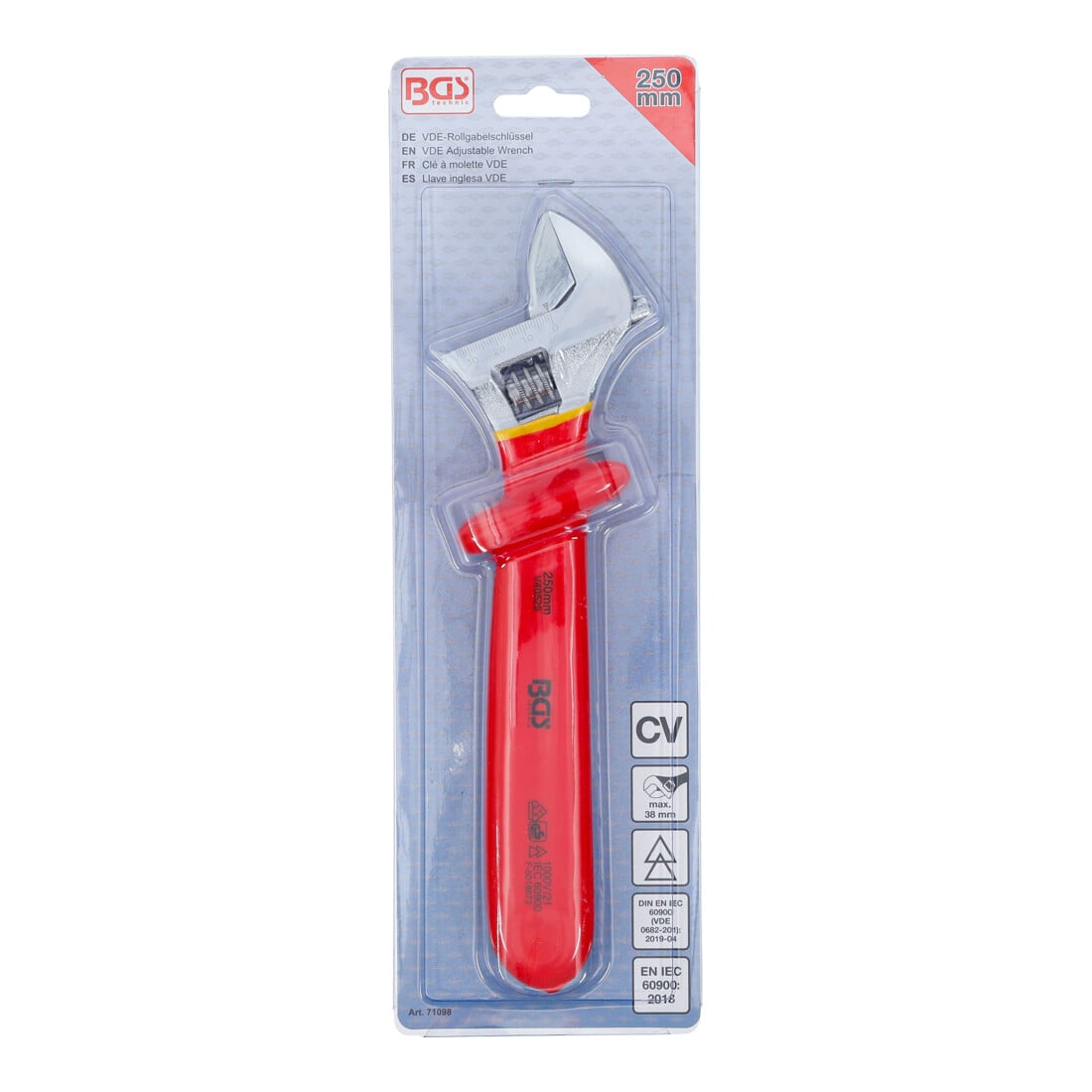 BGS VDE Rolringsleutel, SW max. 38 mm