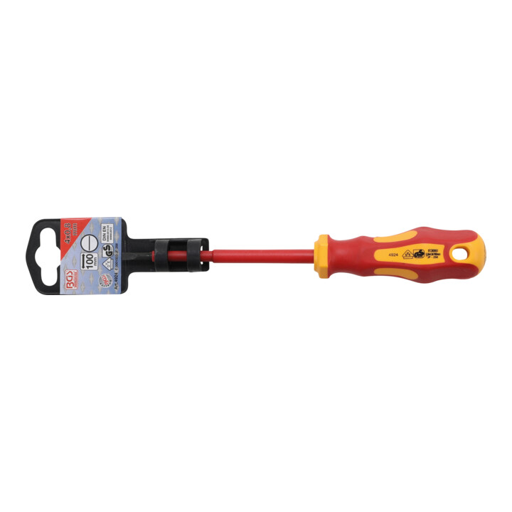 BGS VDE schroevendraaier | sleuf 4 mm | Meslengte