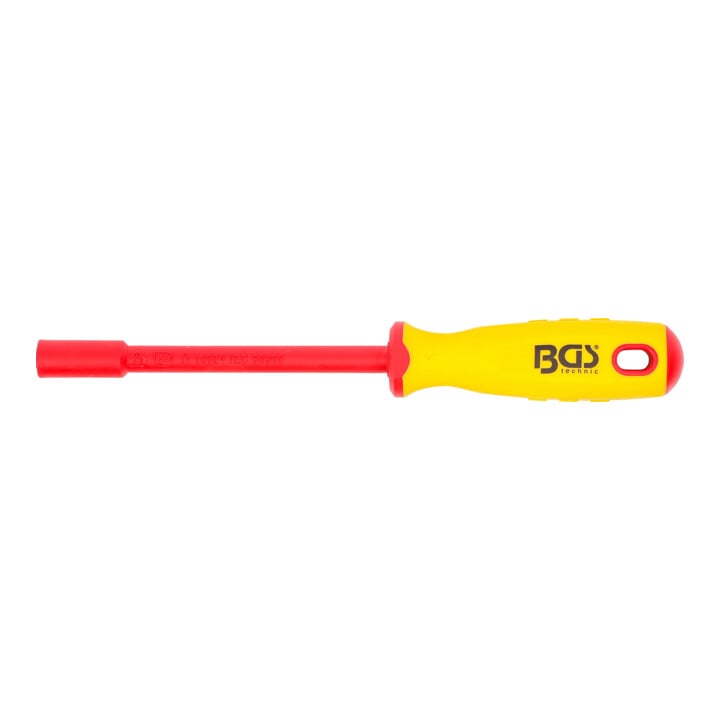 BGS VDE-Steckschlüssel-Schraubendreher 71081, Sechskant, SW 5,5 mm, Klingenlänge 125 mm