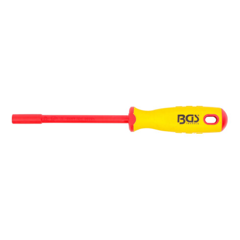 BGS VDE-Steckschlüssel-Schraubendreher 71083, Sechskant, SW 4 mm, Klingenlänge 125 mm