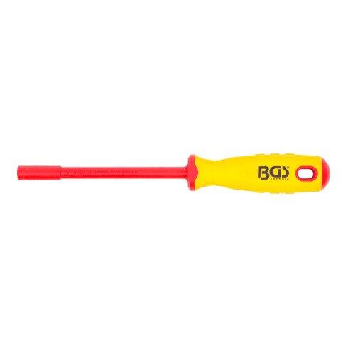 BGS VDE-Steckschlüssel-Schraubendreher 71084, Sechskant, SW 5 mm, Klingenlänge 125 mm