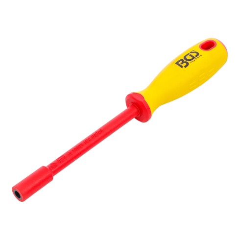 BGS VDE-Steckschlüssel-Schraubendreher 71086, Sechskant, SW 6 mm, Klingenlänge 125 mm
