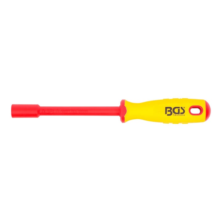 BGS VDE-Steckschlüssel-Schraubendreher 71088, Sechskant, SW 8 mm, Klingenlänge 125 mm