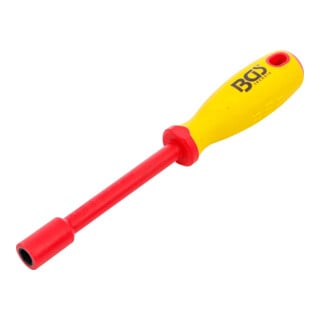 BGS VDE-Steckschlüssel-Schraubendreher 71090, Sechskant, SW 10 mm, Klingenlänge 125 mm
