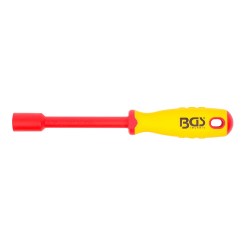 BGS VDE-Steckschlüssel-Schraubendreher 71092, Sechskant, SW 12 mm, Klingenlänge 125 mm