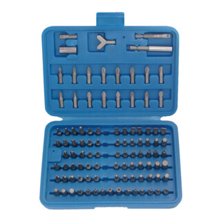 BGS Veiligheidsbitset aandrijving buitenzeskant 6,3 mm (1/4 inch) 100 delig