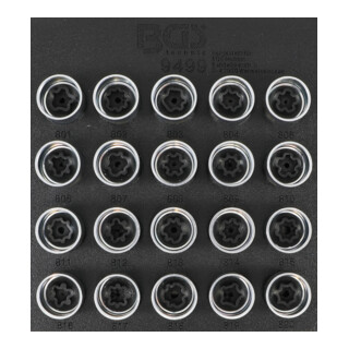 BGS velg slot gereedschap set voor Audi 20 delig