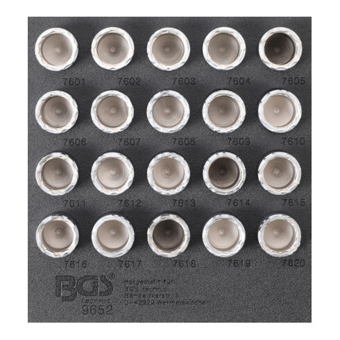 BGS Velgbeveiliging gereedschap set 9652 voor Volvo 20 delig
