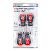 BGS Vergaser-schroevendraaierset, sleuf / kruiskop PZ, klinglengte 40 mm, 4-dlg.-4
