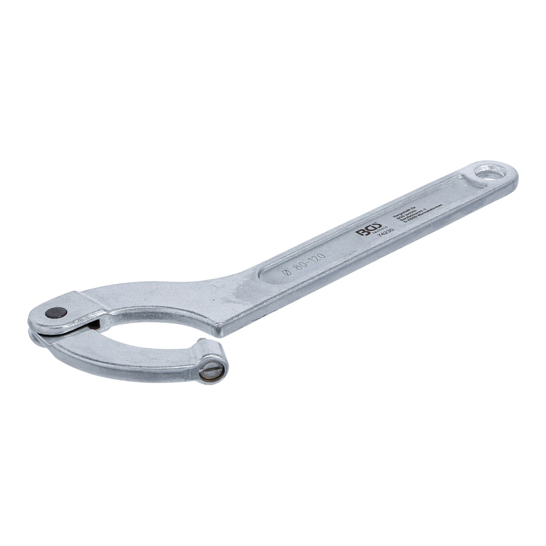 BGS Verstelbare ringsteeksleutel met pen, 80 - 120 mm