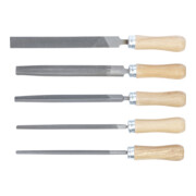 BGS Vijlen-set | houten heft | 150 mm | 5-dlg.-3