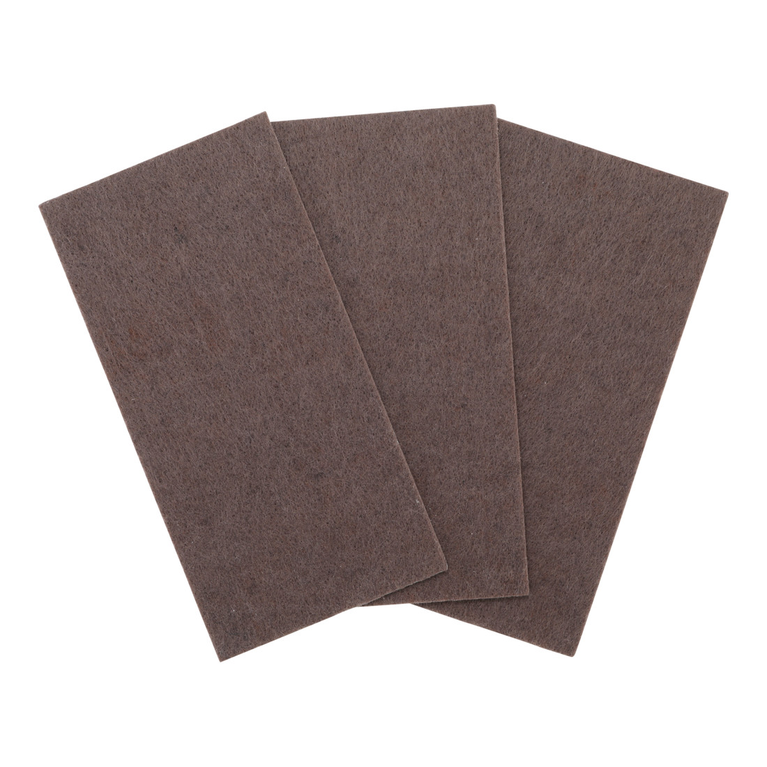 BGS Viltglijder | platen | bruin | 100 x 200 mm | 3-dlg.