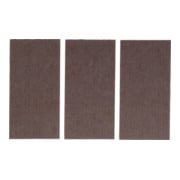 BGS Viltglijder | platen | bruin | 100 x 200 mm | 3-dlg.-4