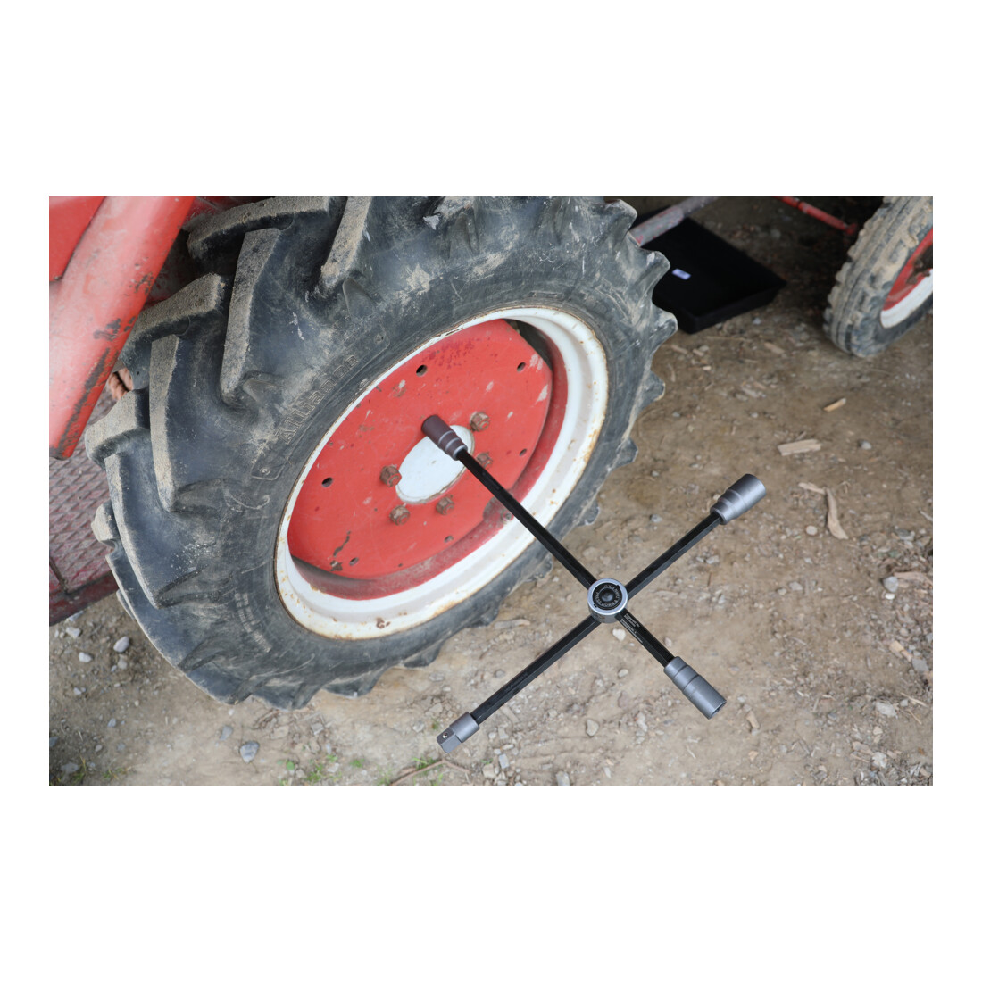 BGS vrachtwagen wiel kruis opvouwbaar vierkant SW 24 x 27 x 32 x 20 mm (3/4 inch)